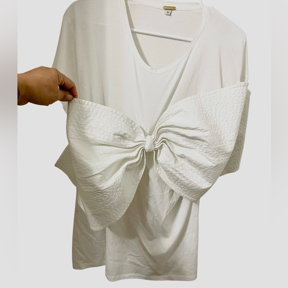 💙JOHANNA ORTIZ WHITE BOW TOP. - Picture 6 of 11